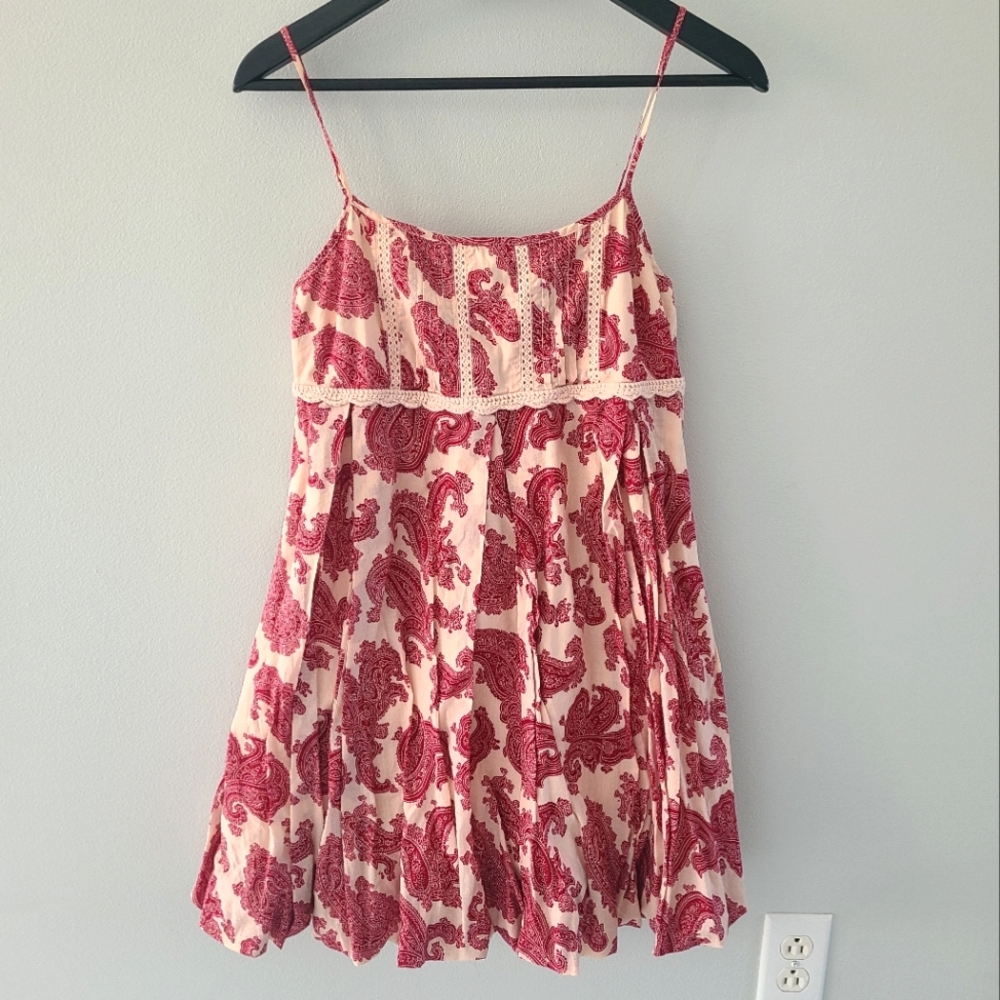 Juicy Couture Charming Red and Cream  Dress with straps